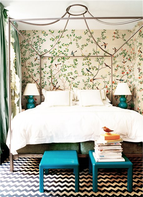 Jardinières & Citrus Trees Standard on Natural Mica Mettallic silk