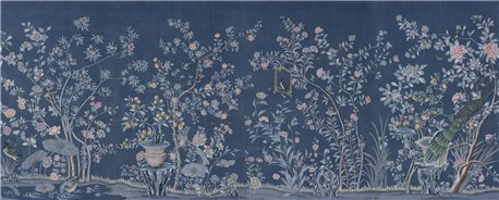 Houghton Part custom on Dark Blue India tea paper