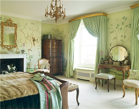 Badminton Standard on Celadon dyed silk