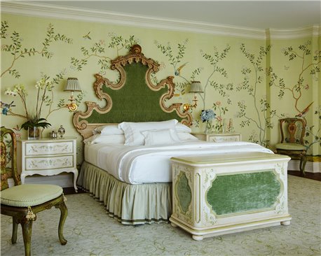 Badminton Standard on Celadon dyed silk