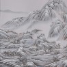 A Thousand Li of Rivers and Mountains A Thousand Li of Rivers and Mountains Full custom on Lilac Hint dyed Silk