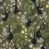 Deco Monkeys Deco Monkeys Part custom on Olive dyed silk