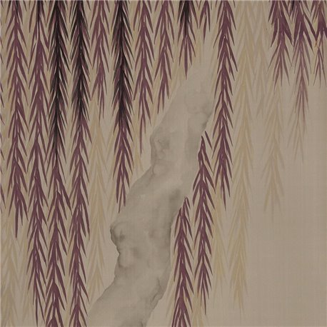 Willow Part custom on Lead Grey dyed silk