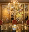 Japanese Garden Original on Deep Rich Gold gilded paper