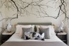 Plum Blossom Full custom on Bleached White dyed silk