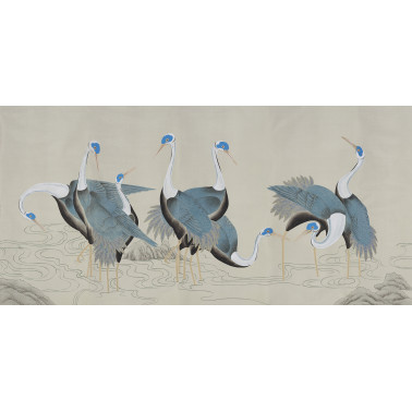 Sarus Cranes Complètement...