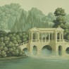 English Landscape Verdoyant on scenic paper