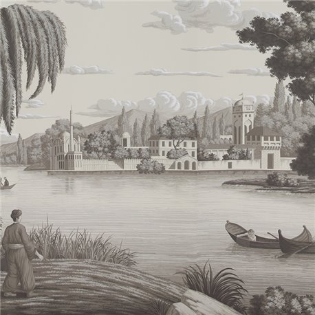 Rives du Bosphore Eau Forte on scenic paper