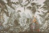 L´Eden Amarelo on Crystal Grey scenic paper
