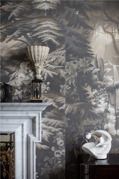 L´Eden Eau Forte on antique scenic Xuan paper