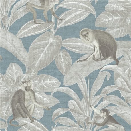 Indian Monkey Teal DYW0009 Indian Monkey Teal DYW0009