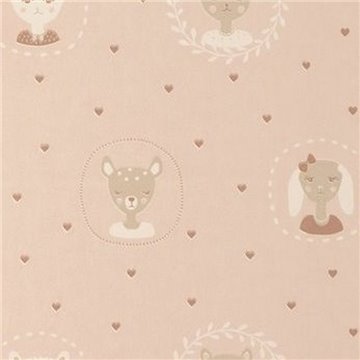 Hearts Dusty Warm Pink 148-01