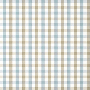 Saybrook Check Spa Blue and Beige AT15151