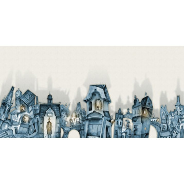 Carta da Parati INKARLL14 BLUE - INKIOSTRO BIANCO