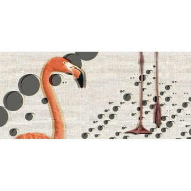 Papier peint INKSSLI1402 FLAMINGOS - INKIOSTRO BIANCO