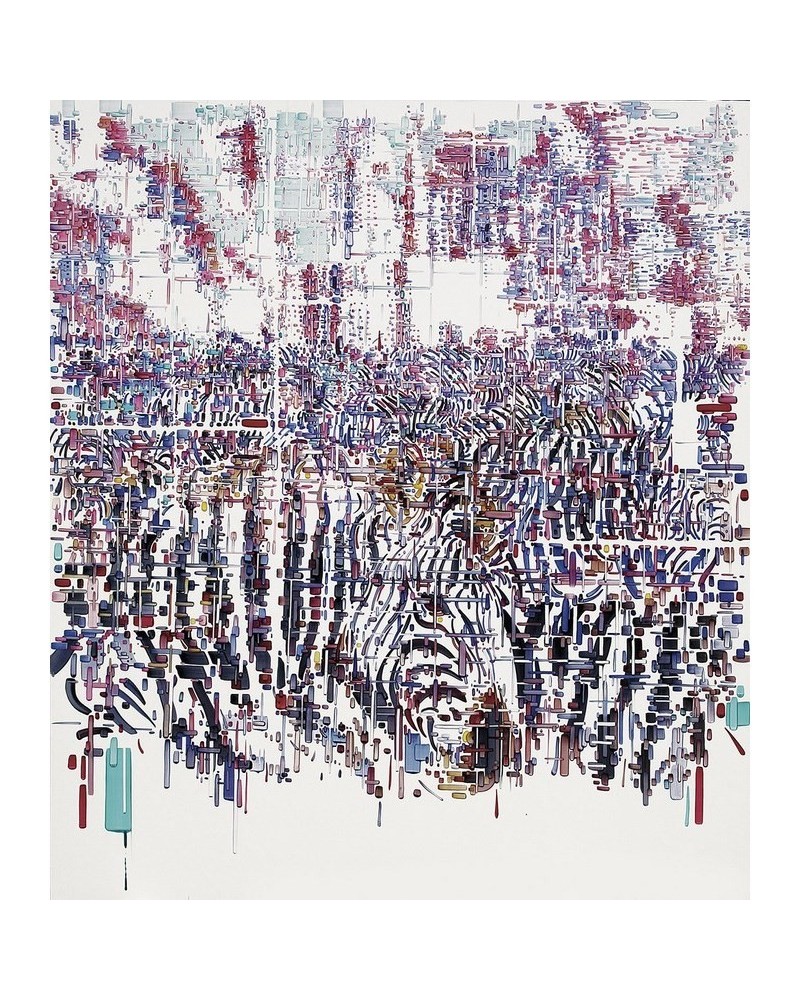 Papel de parede INKD313 DECODIFICAZIONE 03 - INKIOSTRO BIANCO Papel de parede INKD313 DECODIFICAZIONE 03 - INKIOSTRO BIANCO
