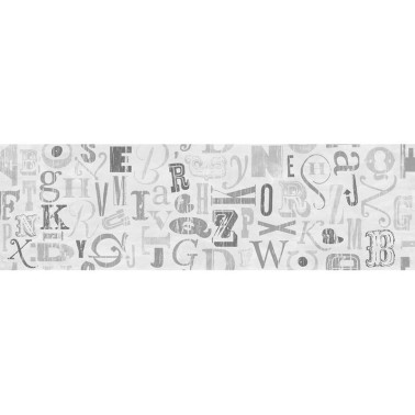 Carta da Parati INKLT1301 LETTERING - INKIOSTRO BIANCO