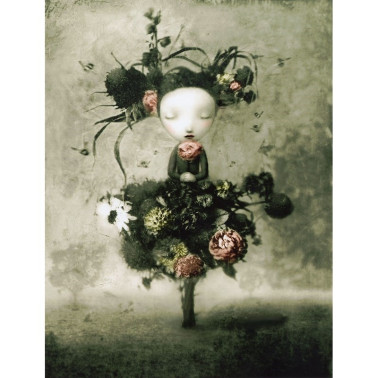 Papier peint INKCCAA13 FLORA - INKIOSTRO BIANCO