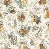 H0645 Animaux de la Foret Fond Beige