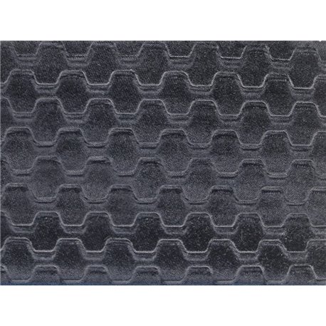 CARVER EMBOSSED VELVET WATER REPELLENT 42 Antracite CARVER EMBOSSED VELVET WATER REPELLENT 42 Antracite