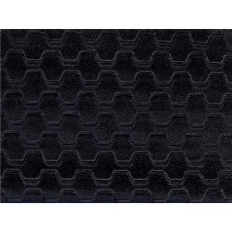 CARVER EMBOSSED VELVET WATER REPELLENT 44 Deep Black CARVER EMBOSSED VELVET WATER REPELLENT 44 Deep Black