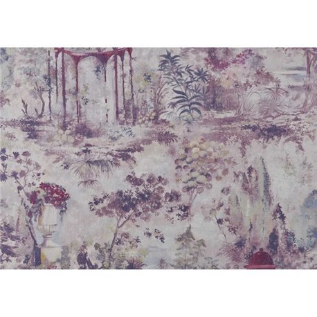 Pavilion Rose Pink Luxury Toile 2109-153-01 Pavilion Rose Pink Luxury Toile 2109-153-01