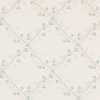 Trefoil Trellis Aqua W7008-03