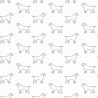 Yoop Off White Dog 3122-10404