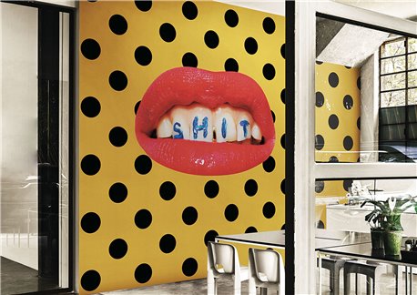 Wallpaper WASH YOUR MOUTH 02TP-01 - LONDON ART