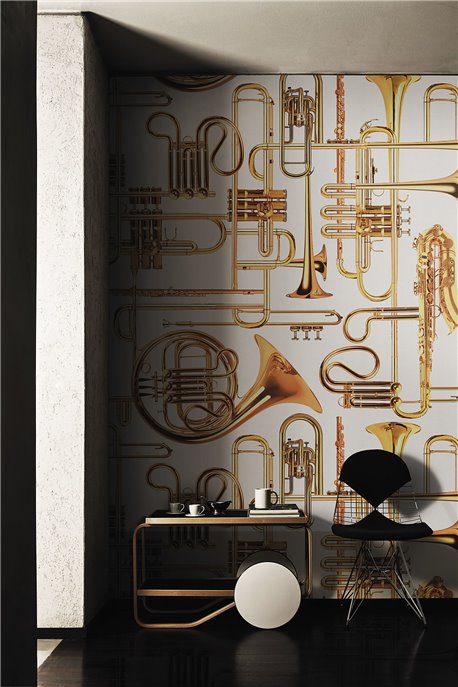 Wallpaper DONALD TRUMPET 13TP-02 - LONDON ART
