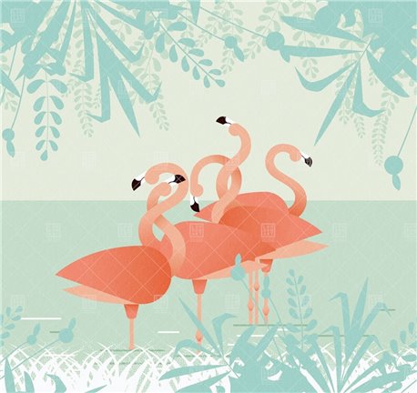 Flamingos 17101-2