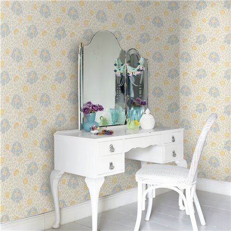 Lansdowne Walk 0273LWMARIG Powder Blue-Yellow