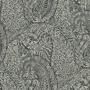 Kashmir Dreams Paisley Black BO6654