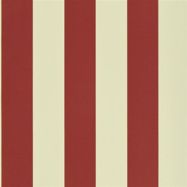 Carta da Parati PRL026-18 SPALDING STRIPE - RED SAND - Ralph Lauren Home