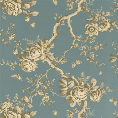 Tapete PRL27-07 ASHFIELD FLORAL - TOURMALINE - Ralph Lauren Home