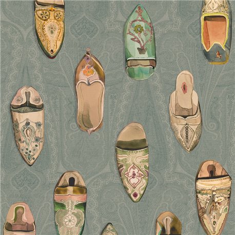 Babouches Teal FG096-R11 Babouches Teal FG096-R11