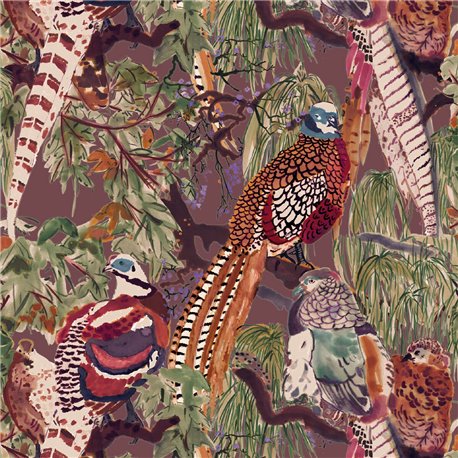 Game Birds Red Plum FG101-V54 Game Birds Red Plum FG101-V54