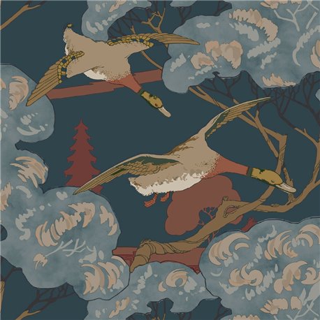 Grand Flying Ducks Red Blue FG102-V110 Grand Flying Ducks Red Blue FG102-V110