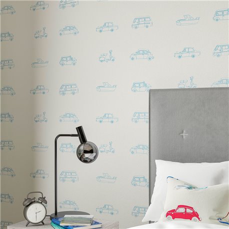 Go Go Retro Aqua and White HLTF112652