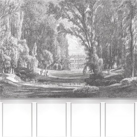 Balade Au Parc Noir Gravure 87989208 Balade Au Parc Noir Gravure 87989208