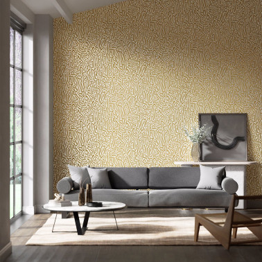 Melodic Gold Paper Lantern...