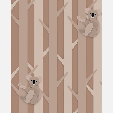 Koala behang nougat