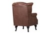 SILLON PU MARRON PATAS MADERA REF-800102