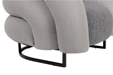 SILLON ACERO INOX-BOUCLE-TELA HANKO REF-930021