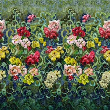 TAPESTRY FLOWER PANELS