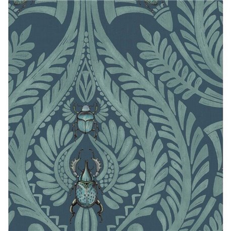 The Great Damask Teal BMHD002-11D The Great Damask Teal BMHD002-11D