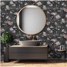 Sea Life Charcoal and Pink BMHD002-07C