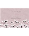 BIRD WALLPAPER - STORK PINK