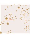 STARRY WALLPAPER - STARDUST OFF WHITE-GOLD