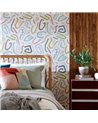 Squiggle Laurel & Sand ABS50124W